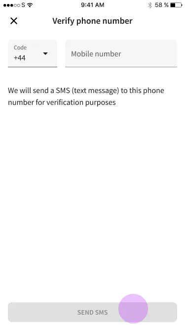 Archived Skrill mobile application-flow screen 07