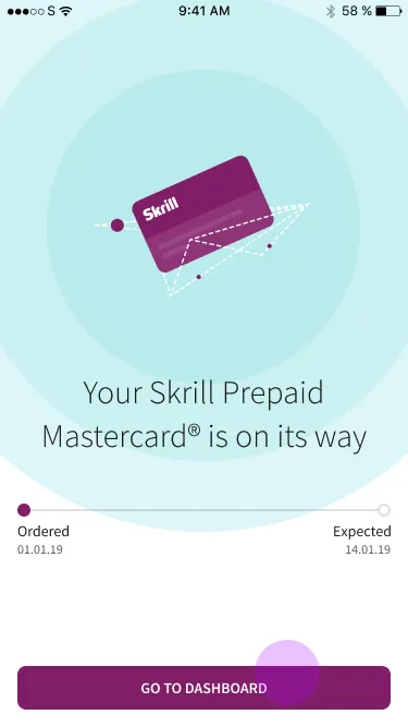 Archived Skrill mobile application-flow screen 21